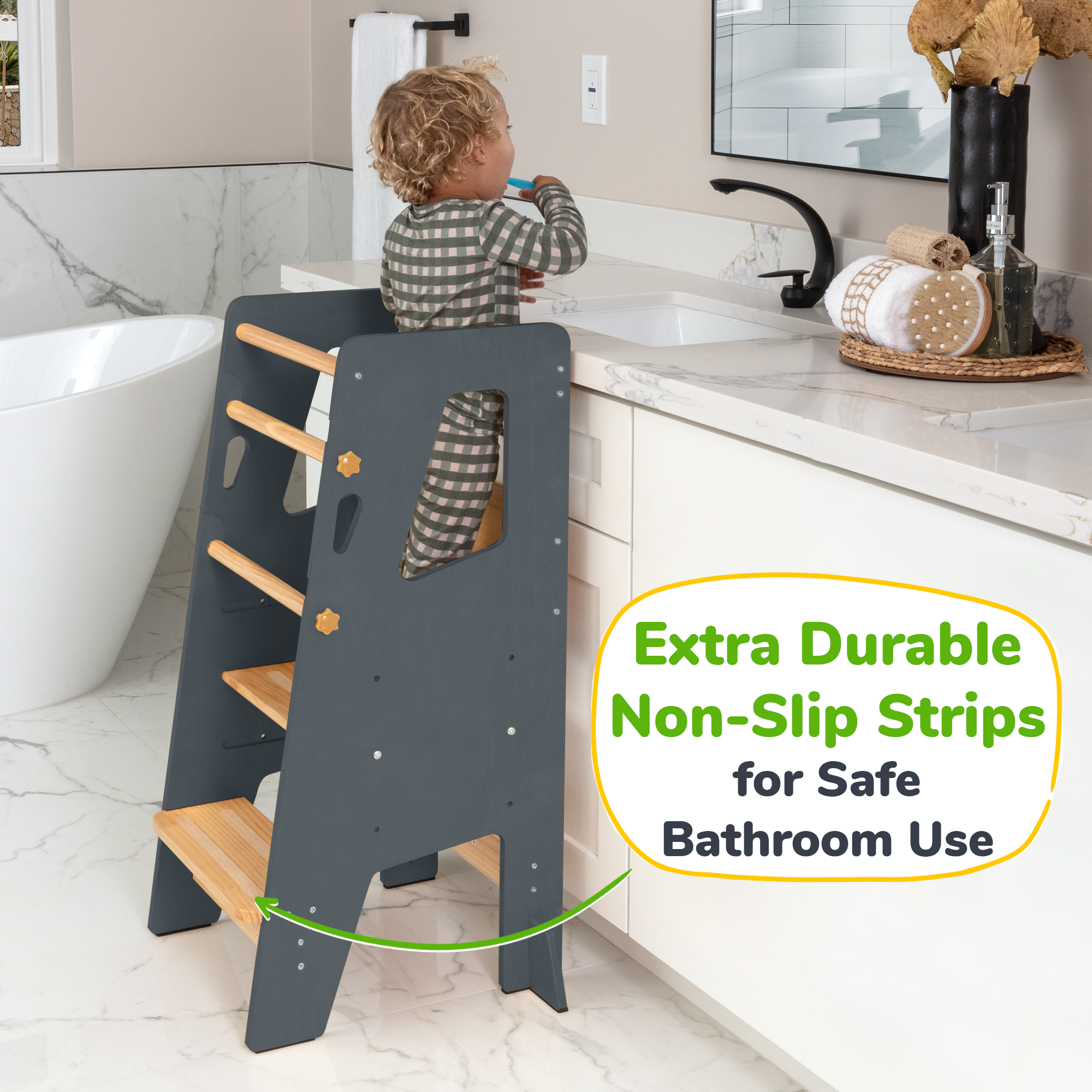 Toddler Tower - Adjustable Kitchen Stool Helper