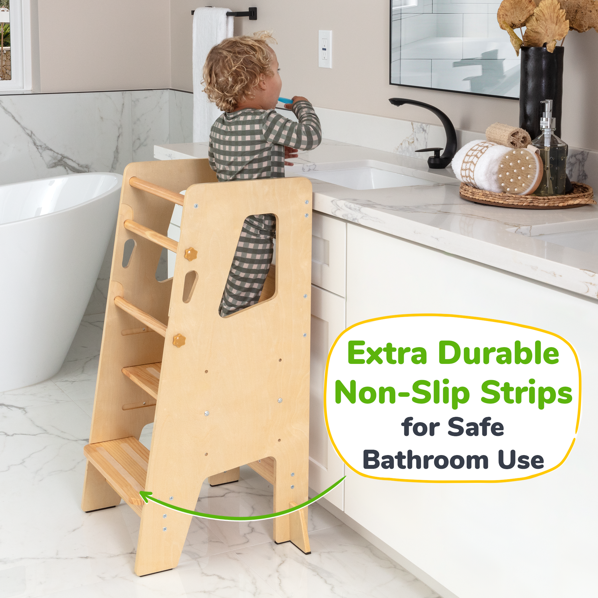 Toddler Tower - Adjustable Kitchen Stool Helper