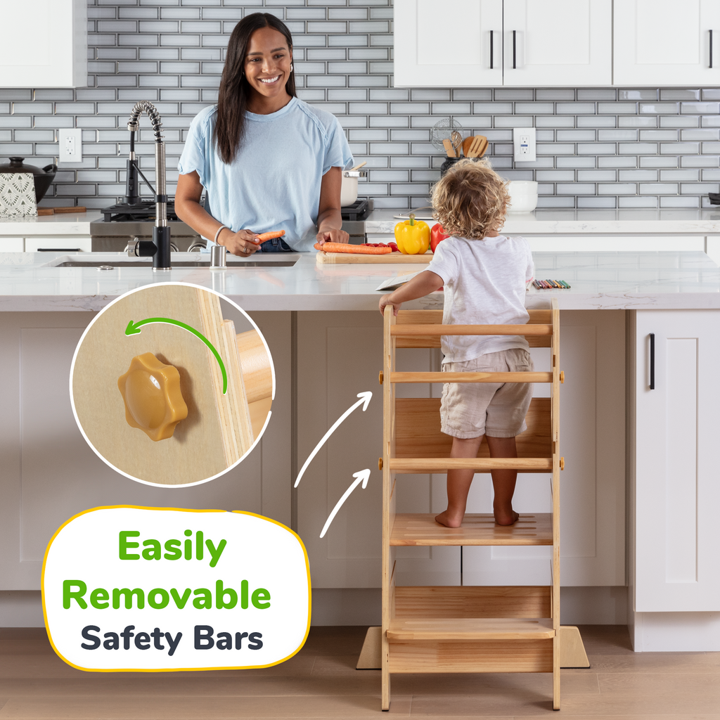 Toddler Tower - Adjustable Kitchen Stool Helper