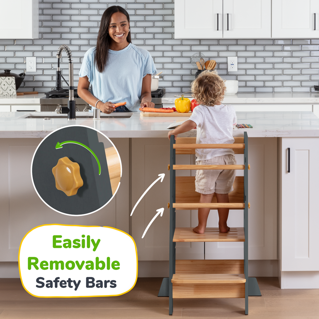 Toddler Tower - Adjustable Kitchen Stool Helper
