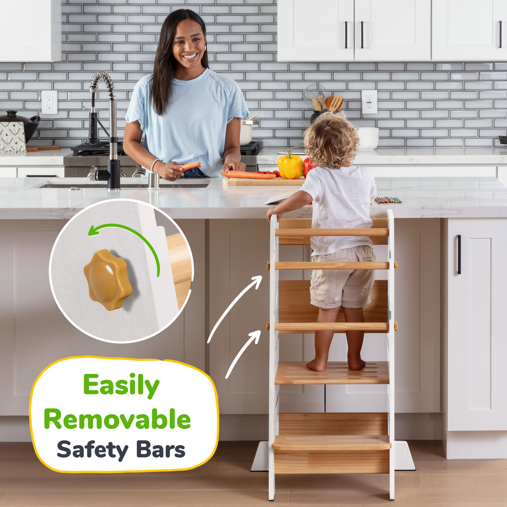 Toddler Tower - Adjustable Kitchen Stool Helper