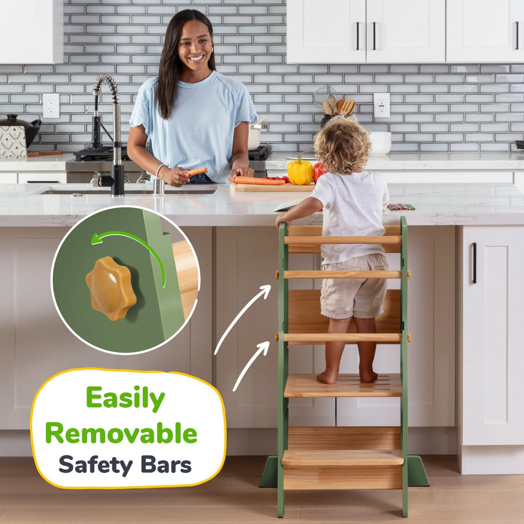 Toddler Tower - Adjustable Kitchen Stool Helper