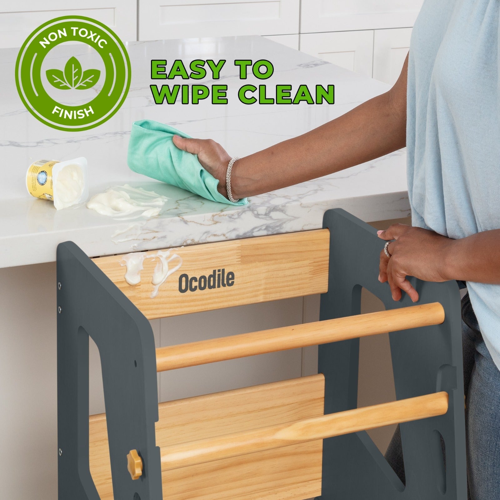 Toddler Tower - Adjustable Kitchen Stool Helper