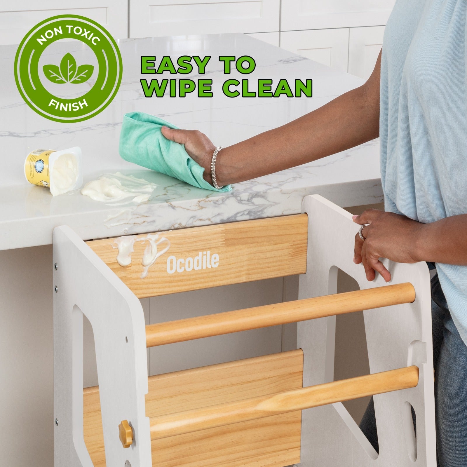 Toddler Tower - Adjustable Kitchen Stool Helper