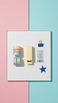 Pastel Stationery Kit with Washi Tape